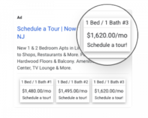 Google Ad Pricing Extensions